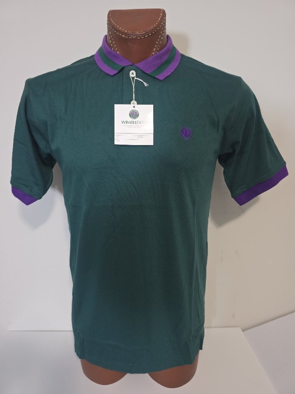 Wimbledon All England Lawn Tennis Shirt Large Green